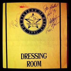 Dressing Room Sign, 1991